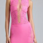 Embellished Mid-Rise Mini Skirt in Bubblegum Pink - Image 5