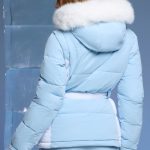 Ski Jacket with Detachable Sleeves in Baby Blue - Image 2
