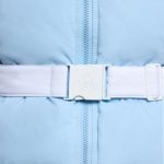 Ski Jacket with Detachable Sleeves in Baby Blue - Image 13