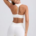 Super Sculpt Seamless High-Waist Mini Shorts in Eggshell - Image 6
