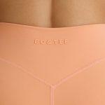 Soft Active Crossover Mini Shorts in Peach - Image 5