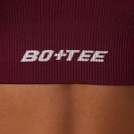 Super Sculpt Seamless Cross Back Sports Bra in Plum - Image 4