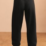 Relaxed Fit Joggers in Black - Image 2