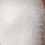 Single Sleeve Cut Out Maxi Dress in Off White - Image 5