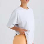 Oversized T-Shirt in Grey Marl - Image 3