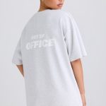 Oversized T-Shirt in Grey Marl - Image 6