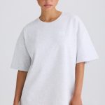 Oversized T-Shirt in Grey Marl - Image 8