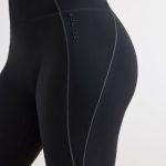 Soft Active Flared Trousers in Black - Image 4