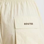 Convertible Wide Leg Track Pants in Bone - Image 4