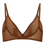Soft Mesh Single Layer Triangle Bra in Chestnut - Image 7