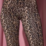 Mid-Rise Straight-Leg Trousers in Leopard Print - Image 4