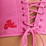 Corset Crop Top in Hot Pink - Image 5