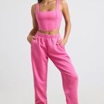 Corset Crop Top in Hot Pink - Image 7