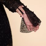 Embellished Asymmetric Corset Mini Dress in Black - Image 8