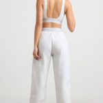 Petite High-Waist Straight-Leg Joggers in Grey Marl - Image 2