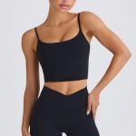 Soft Active Tank Top in Black - Image 6