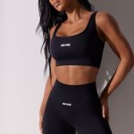 High Waist Super Sculpt Biker Shorts in Black