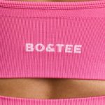 V-Neck Define Luxe Sports Bra in Hot Pink - Image 4