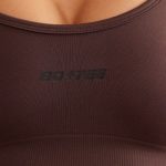Scoop Neck Sports Bra in Brown - Image 4