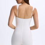Sweetheart-Neck Unitard in White - Image 2