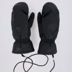 Faux-Leather Gloves in Black - Image 3