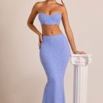 Embellished Mid-Rise Maxi Skirt in Powder Blue - Image 7