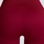 Super Sculpt Seamless High-Waist Mini Shorts in Burgundy - Image 6