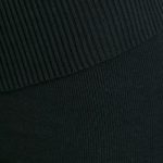 Chunky Knit Kick Flare Trousers in Black - Image 4