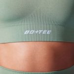 Low Back Define Luxe Sports Bra in Sage - Image 4