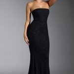Embellished Corset Gown in Black - Image 5