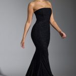 Embellished Corset Gown in Black - Image 10