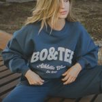 Oversized Crew-Neck Sweatshirt in Dark Navy