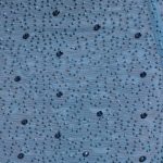 Embellished Asymmetric Maxi Dress in Smokey Blue - Image 4