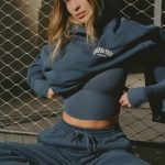 Oversized Hoodie in Dark Navy