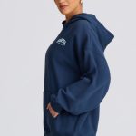 Oversized Hoodie in Dark Navy - Image 3