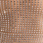 Embellished Halterneck A-Line Mini Dress in Almond - Image 4
