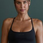 Seamless Strappy Sports Bra in Black - Image 7