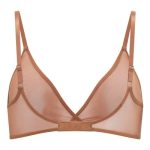 Soft Mesh Single Layer Triangle Bra in Honey - Image 7