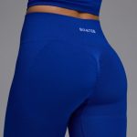 Define Luxe High-Waist Leggings in Royal Blue - Image 4