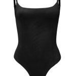 Soft Mesh Bodysuit in Black - Image 2