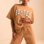 Relaxed Fit Joggers in Chestnut Brown - Image 6
