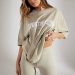Soft Cotton Biker Shorts in Limestone - Image 5