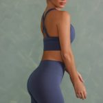 Super Sculpt Mini Shorts in Steel Blue - Image 3