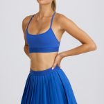 Pleated Tennis Skirt in Cobalt - Image 5