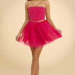 Strapless Corset Crop Top in Hot Pink - Image 6