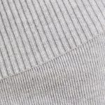 Chunky Knit Kick Flare Trousers in Heather Grey - Image 4