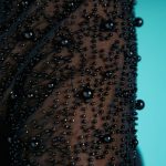 Embellished Long Sleeve Mini Dress in Black - Image 7