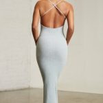 Low Back Maxi Dress in Mint - Image 2