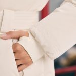 Oversized Quilted Hooded Ski Jacket in Ice White - Image 5