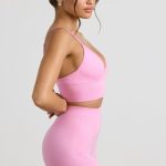 High-Waist Define Luxe Mini Shorts in Bubblegum Pink - Image 3